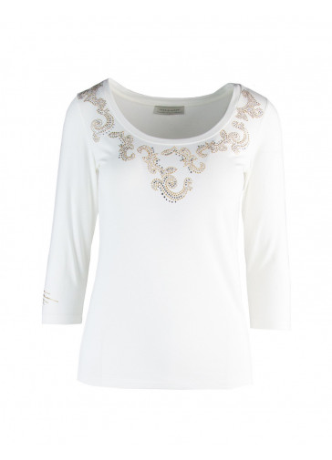 T-SHIRT SC. MADONNA M 3/4 T.U. CON VOLUTE