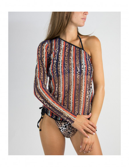 T-SHIRT MONO SPALLA ST. MACULATO/RIGHE