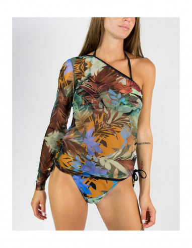 T-SHIRT MONO SPALLA ST. TROPICAL/MIMETICO