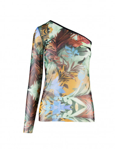 T-SHIRT MONO SPALLA ST. TROPICAL/MIMETICO