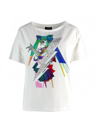 T-SHIRT SAILOR MOON C/APPLICAZIONE