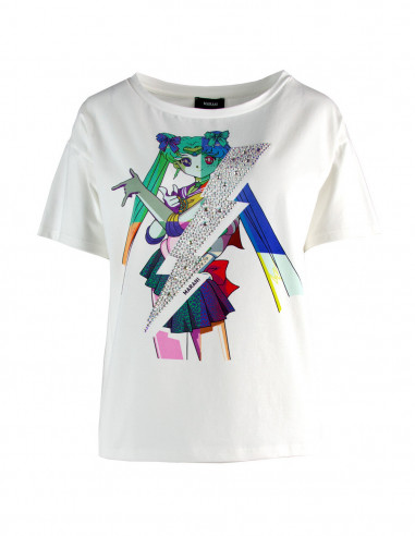 T-SHIRT SAILOR MOON C/APPLICAZIONE