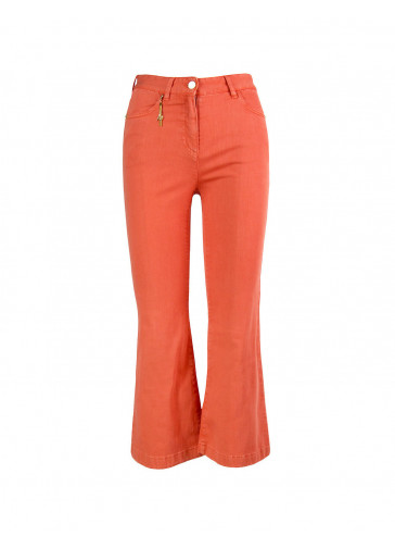 PANTALONI CROPPED VITA REGOLARE