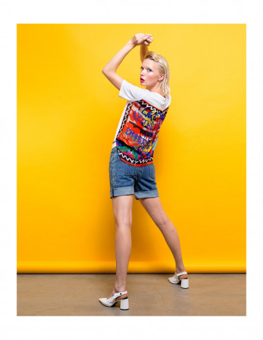 SHORTS CON STRASS