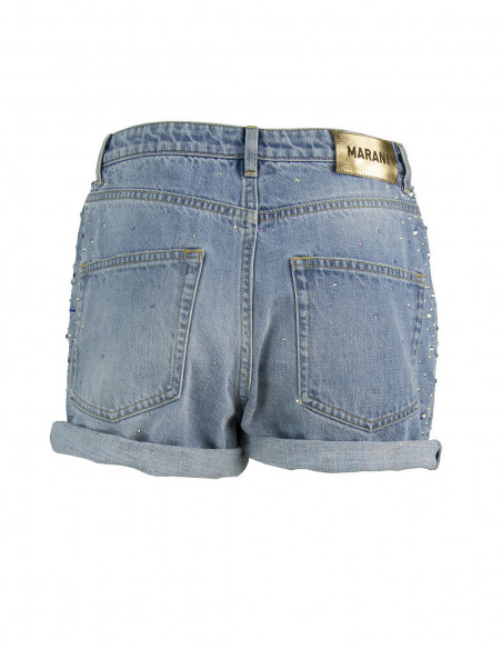 SHORTS CON STRASS