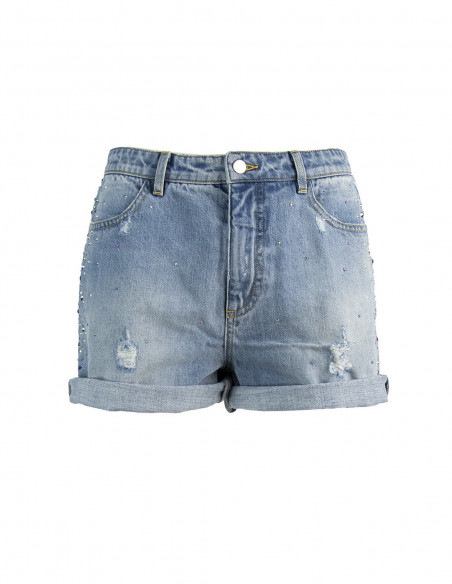 SHORTS CON STRASS
