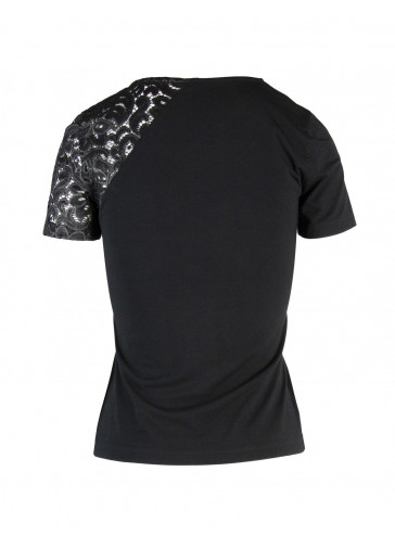 T-SHIRT MANICA PIZZO 2
