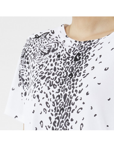 T-SHIRT ST LEOPARDO IN CAPO+APPL
