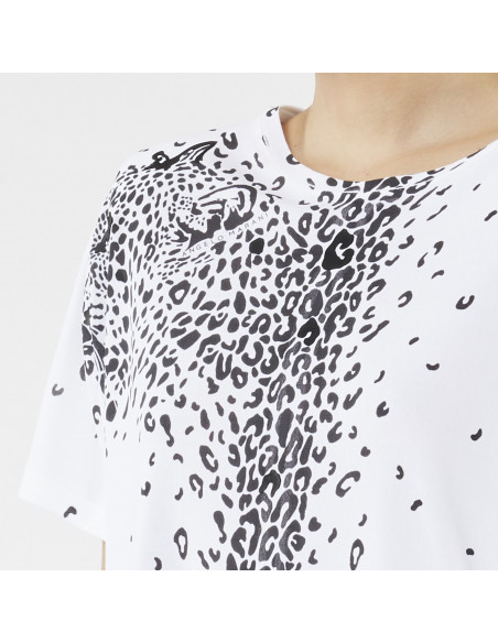 T-SHIRT ST LEOPARDO IN CAPO+APPL